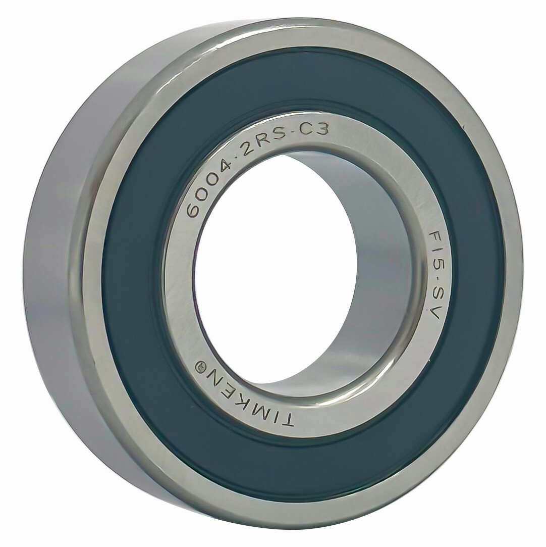 2PACK USA Brand TIMKEN 6004-2RS C3 20X42X12MM C3 Double Rubber Seal Bearings