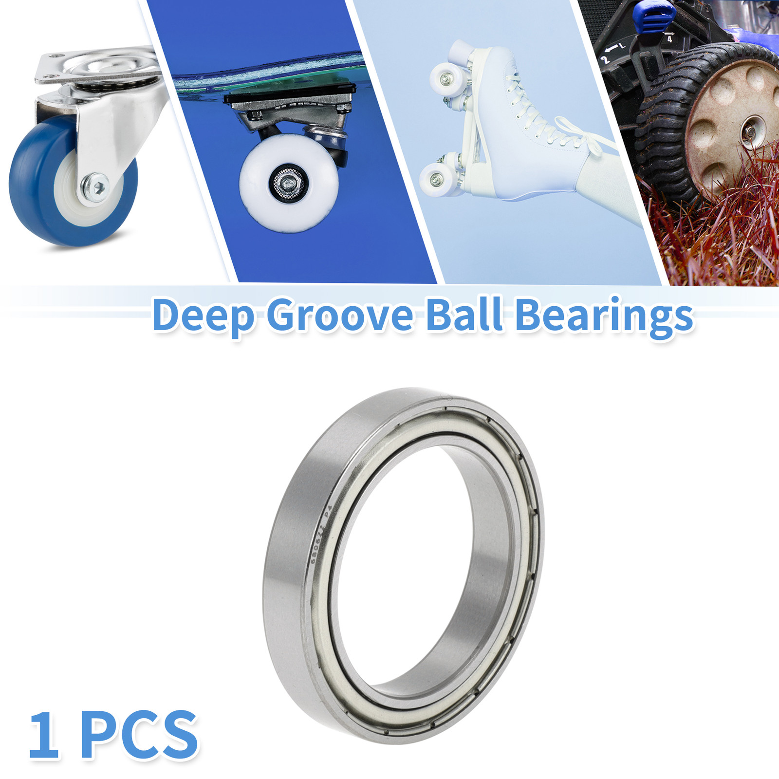 6806ZZ Deep Groove Ball Bearings P4 30x42x7mm 1 Pc Scooter Skateboard Wheel