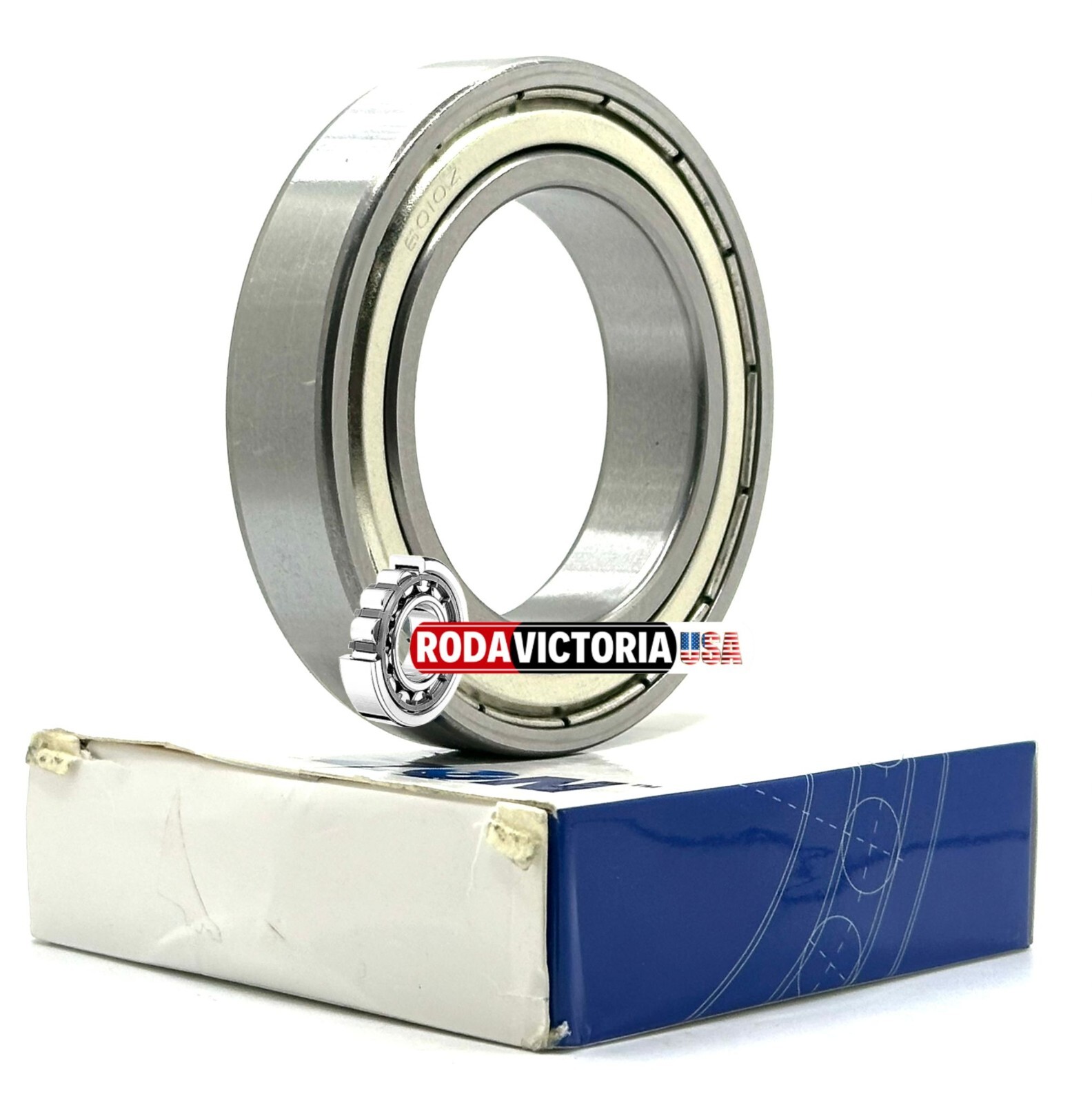 ZEN 6010 ZZ C3 DEEP GROOVE BALL BEARING, METAL SHIELDED 50x80x16mm