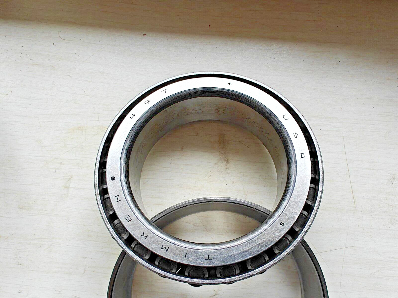 TIMKEN 497 / 492 A Tapered Roller Bearing Cone&Cup (3-3/8″ ID) (5-1/4″ OD) USA