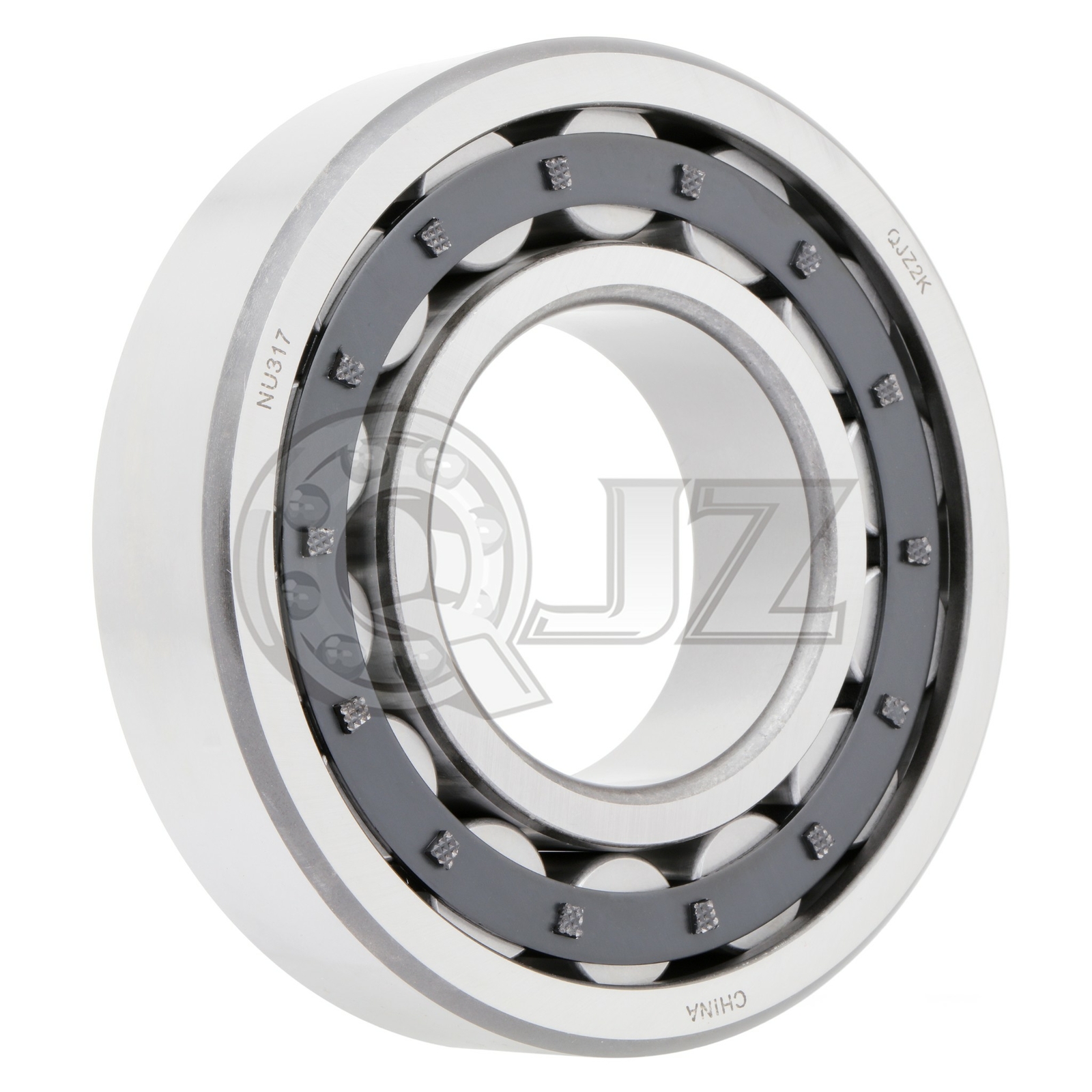 [2-pack] NU317 Cylindrical Roller Bearing Open 85 mm x 180 mm x 41 mm (IDxODxW)