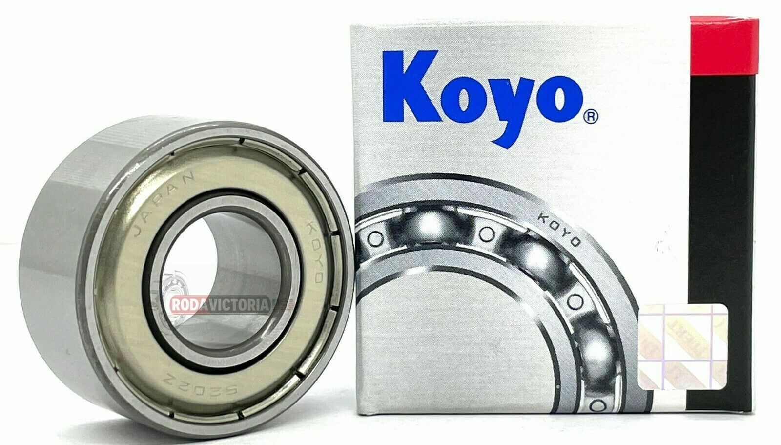 KOYO 5202 ZZ double row rubber sealed ball bearing 15x 35x 15.9 mm 3202 ZZ JAPAN