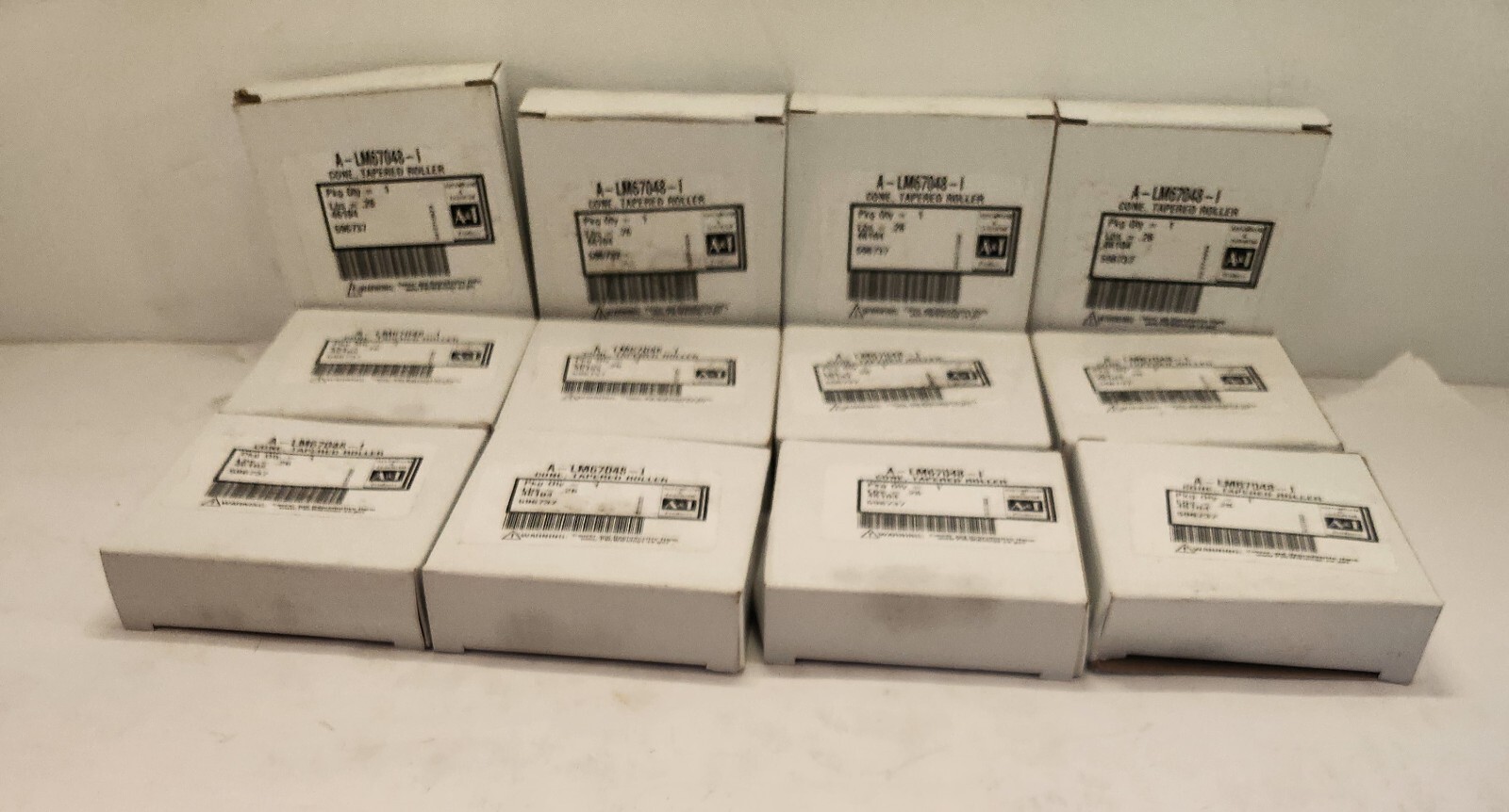 A&I – A-LM67048-I – Tapered Roller Bearing Cone – Lot of 12
