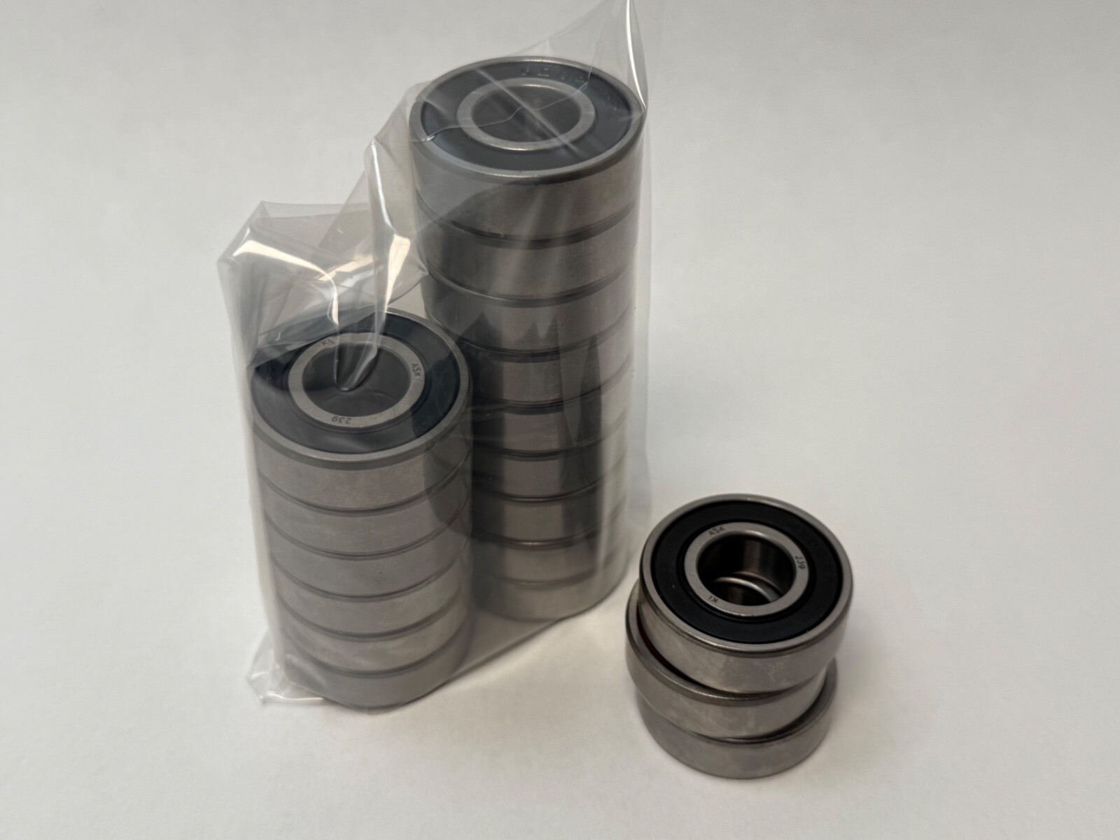 ASK 6202-2RS Bearing Rubber Seals 6202 2RS RS 2RSR 6202RS 15x35x11 mm 18 Pcs