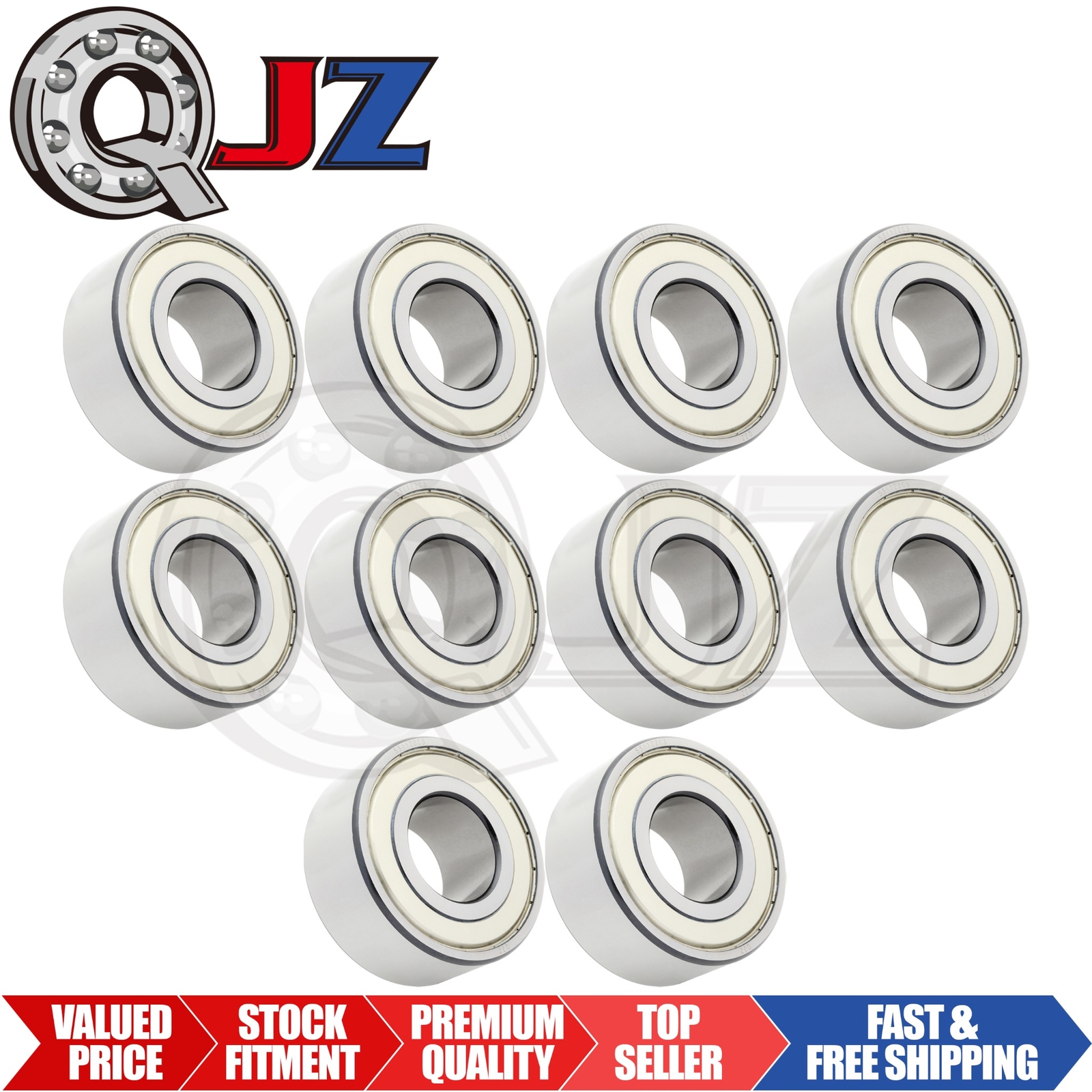 [Qty.10] 5311-ZZ Angular Contact Ball Bearing [55mm ID x 120mm OD x 49.2mm W]