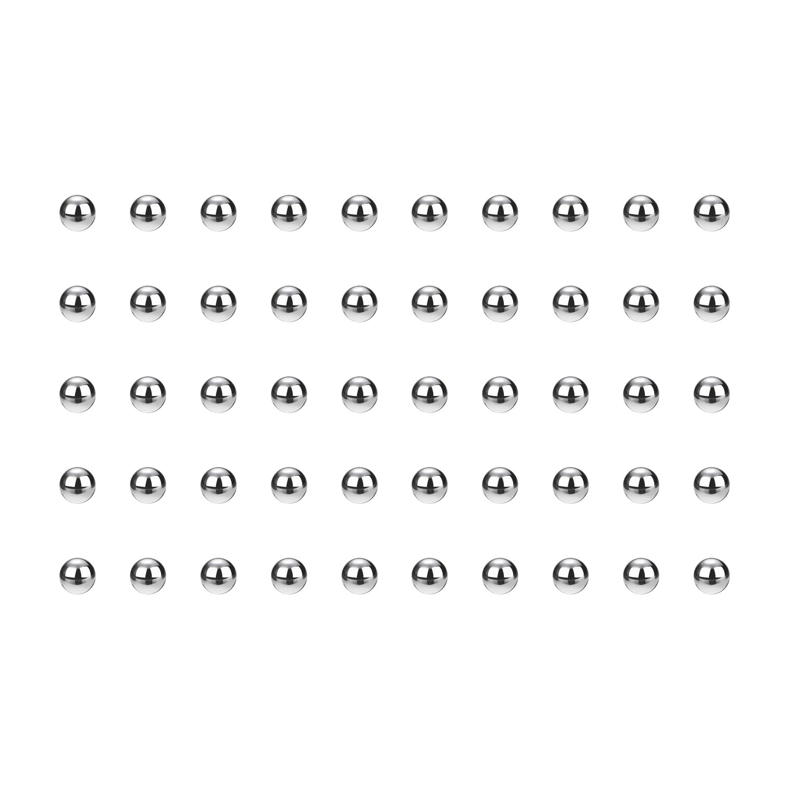 50Pcs Precision Balls 13/32″ Diameter G200 304 Stainless Steel Bearing Balls