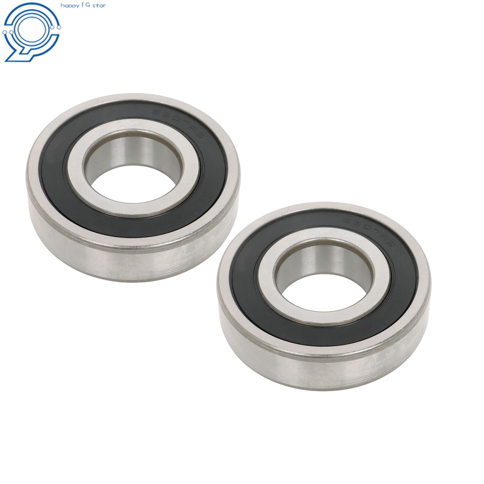 35x80x21mm Ball Bearing 6307-2RS 2 Count Rubber Sealed High Precision
