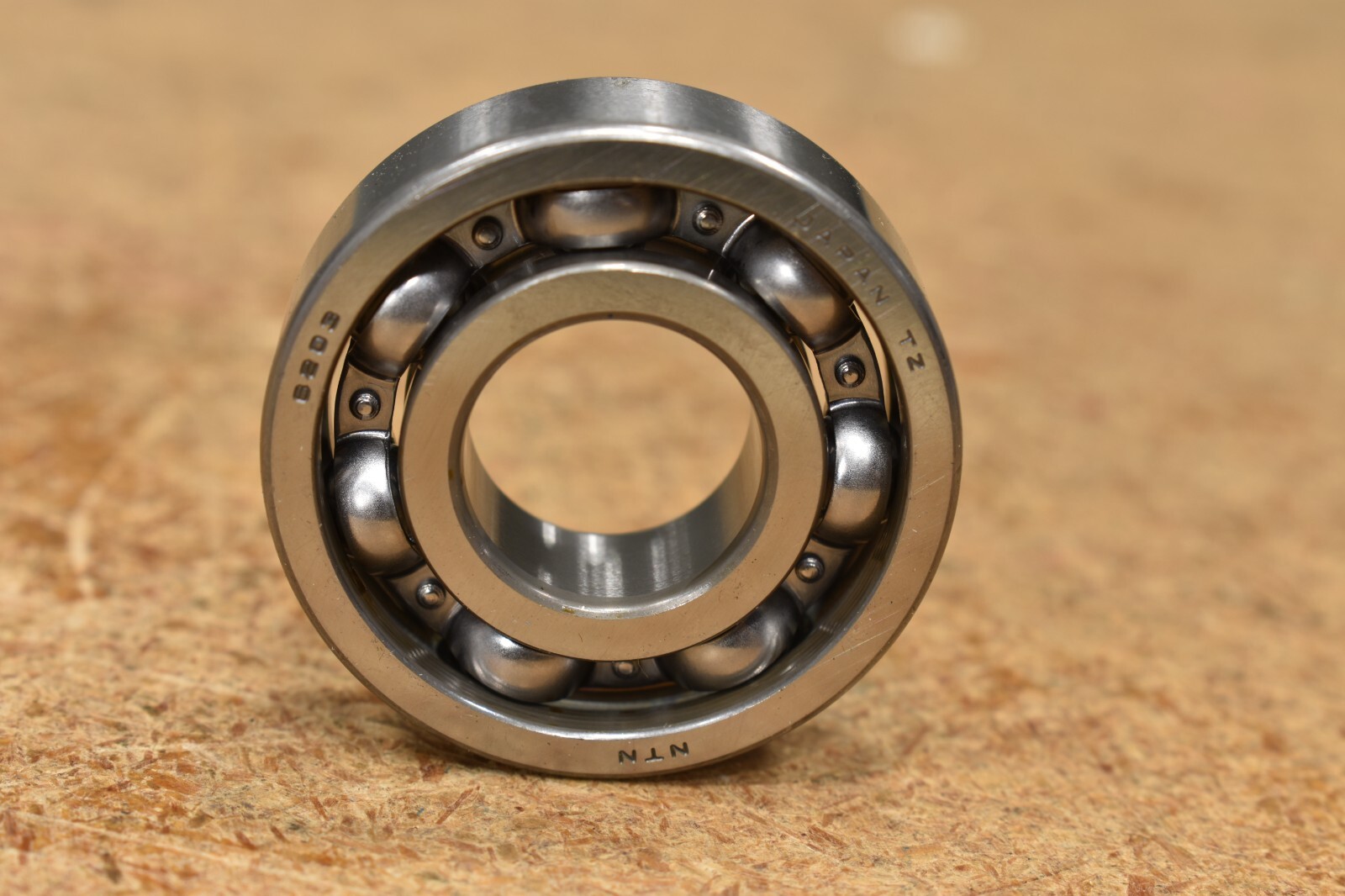 Lot Of 2 NTN 6203CM, Deep Groove Ball Bearing, Single Row, 17 x 40 x 12 mm