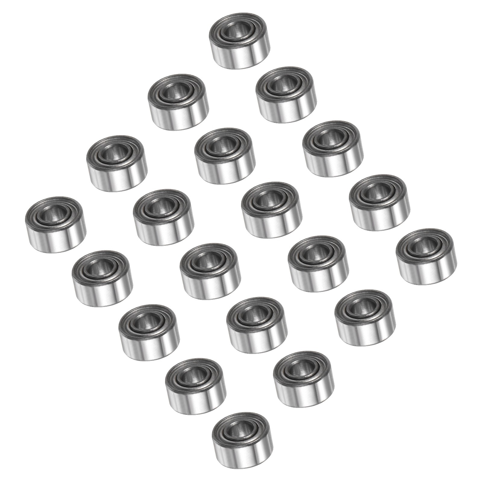 20pcs MR52ZZ Bearings 2x5x2.5mm Chrome Steel Mini Bearing, Double Shielded ABEC3