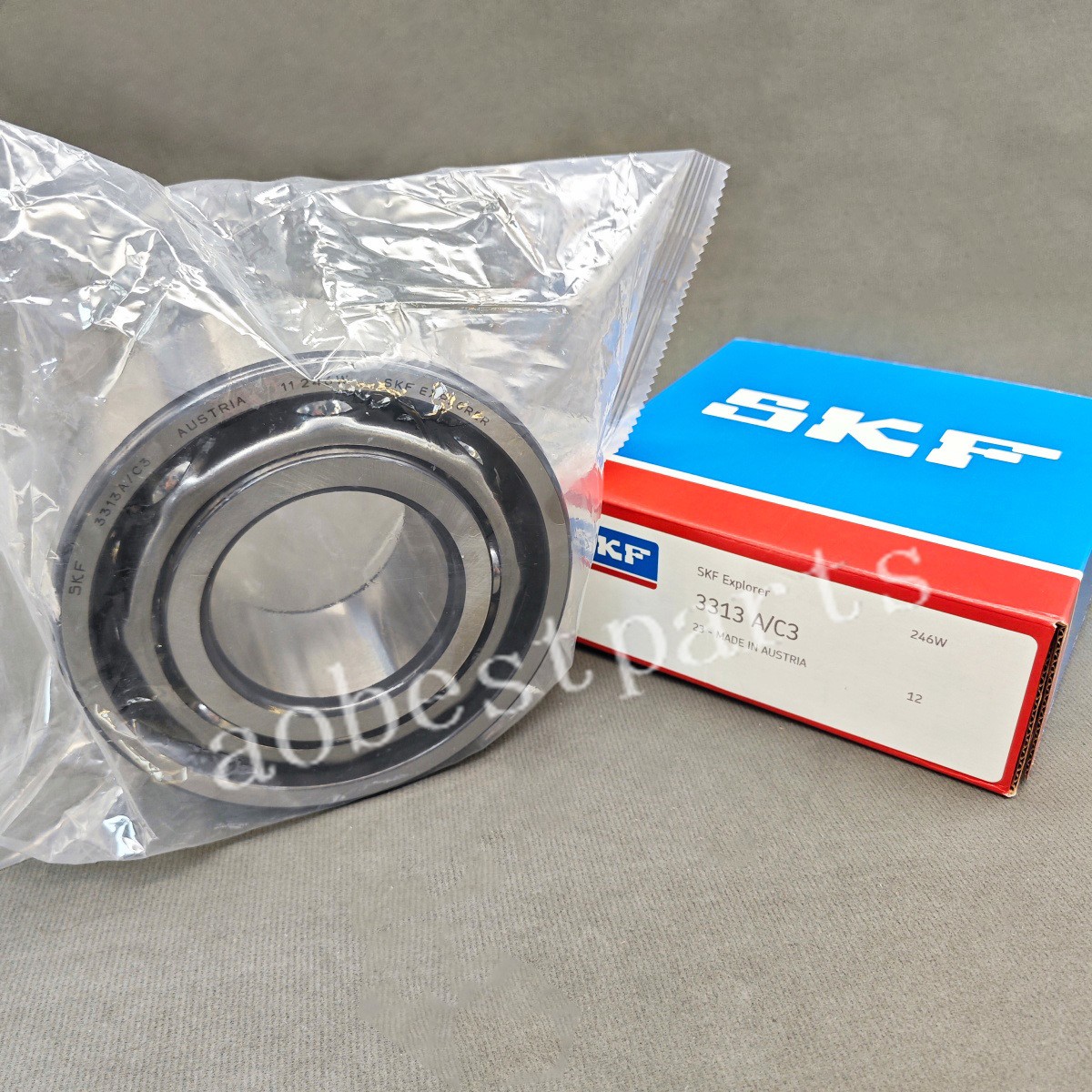 1X New Double Row Angular Contact Ball Bearing for SKF 3313 A/C3 65x140x58.7mm