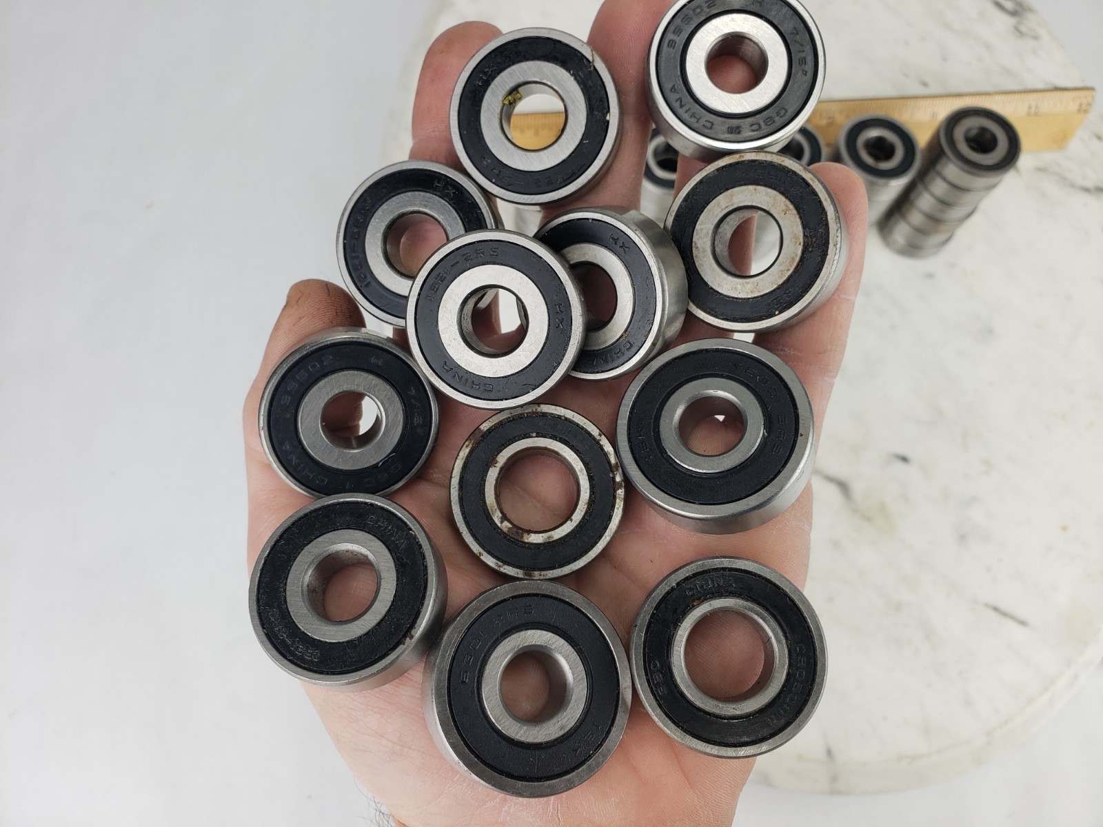 100+ Shield Ball Bearing Lot – Invacare 6201Z 1621 6301 99502 7/16″ 1/2 Bearings