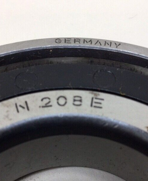 FAG N208E Cylindrical Roller Bearing 40mm ID X 80mm OD X 18mm W N-208E