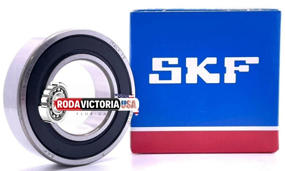 SKF 6005 2RSH C4 Deep Groove Ball Bearing, Rubber Sealed 25x47x12 mm