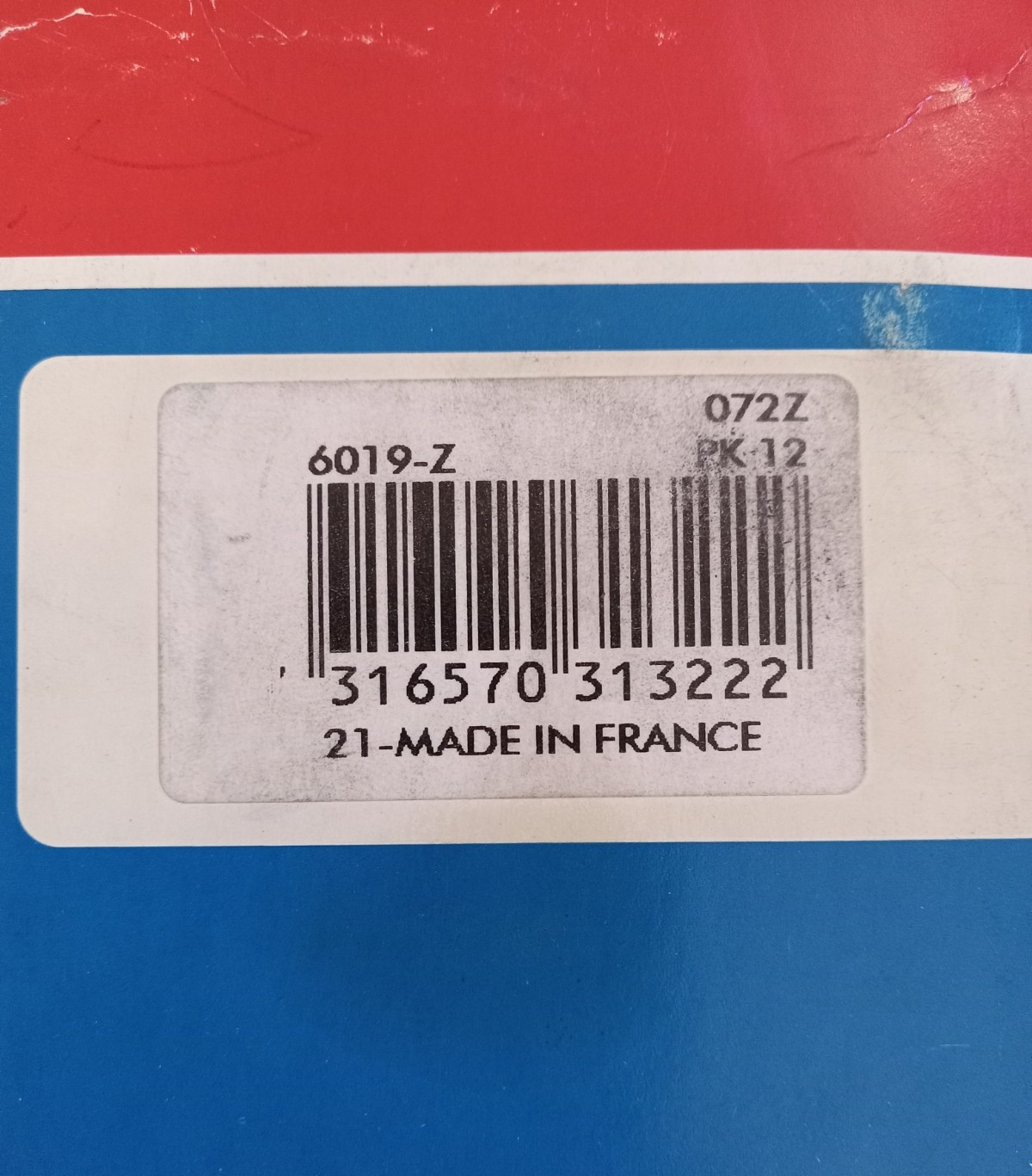 SKF 6019-Z Bearing – Shield on One Side