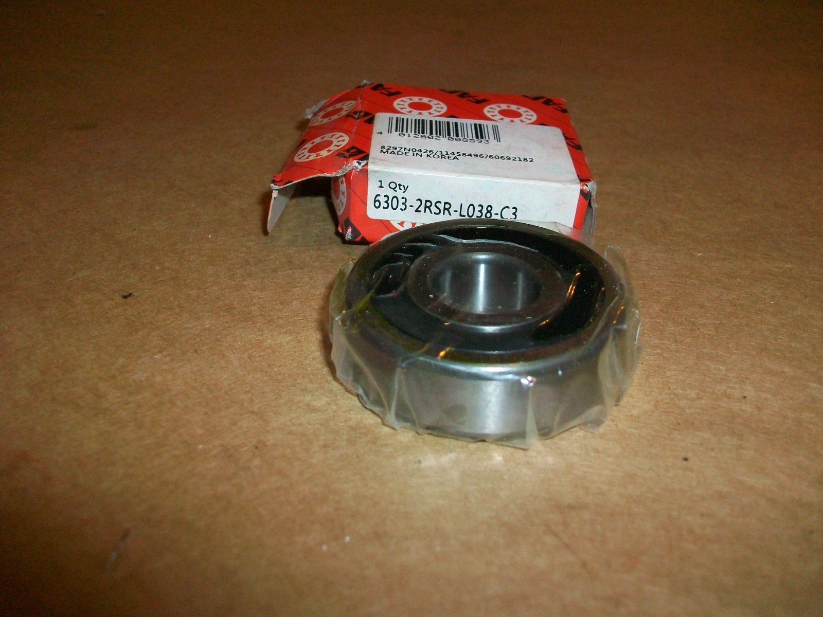 FAG 6303-2RSR-L038-C3 Ball Bearing Deep Groove NEW IN BOX