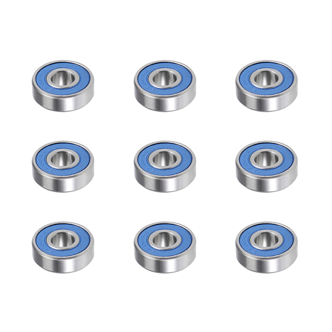 10 PCS S608-2RS Deep Groove Ball Bearings 8x22x7mm Double Sealed