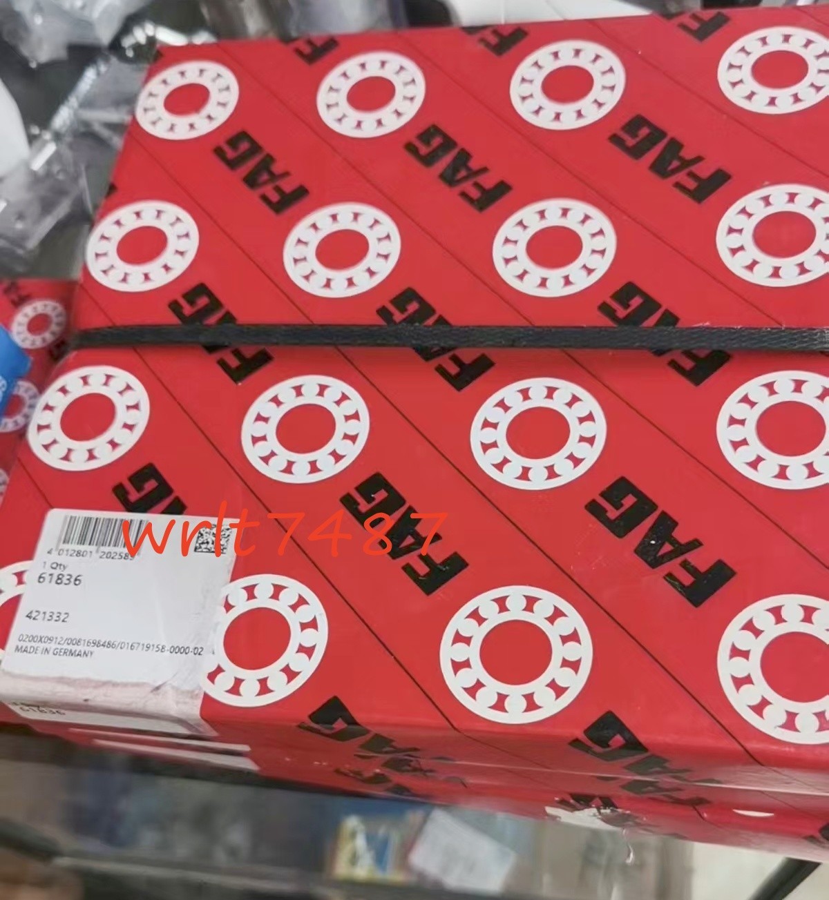 1X FAG 61836 deep groove ball bearing