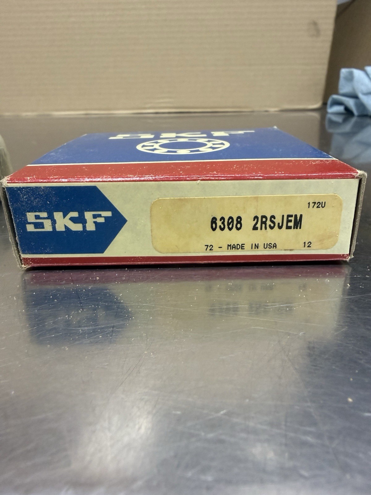 SKF 6308 2RSJEM Sealed Bearing 90MM OD 40MM ID 23MM Width 6308-2RS1/C3 New USA