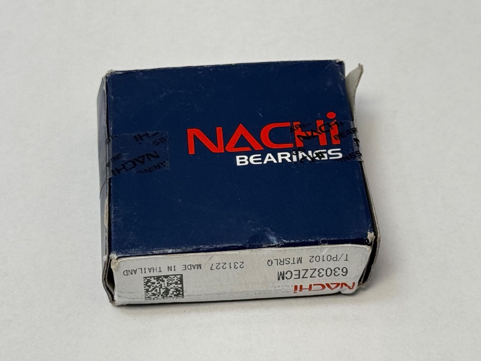 Nachi 6303ZZECM Bearing Metal Sealed 6303-ZZ-E-CM 6303-2Z 6303Z 17x47x14 mm