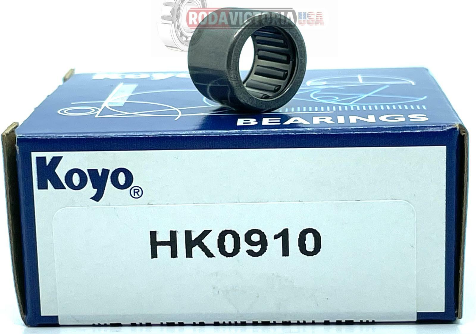 HK0910 KOYO MADE IN GERMANY Needle Bearing – Drawn Cup – Caged – Metric