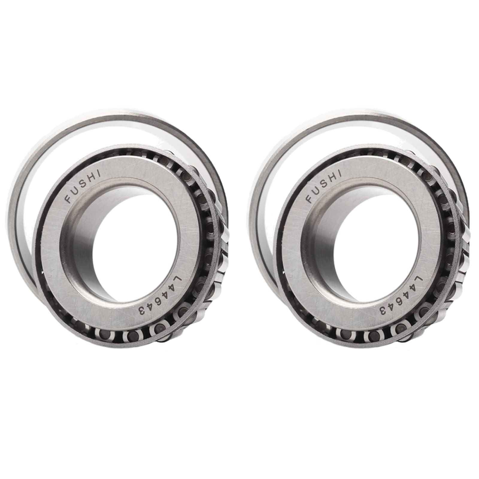 2 Set Fits for 1” Axles Trailer Wheel Hub Bearings Kit, L44643/L44610,1.000″…