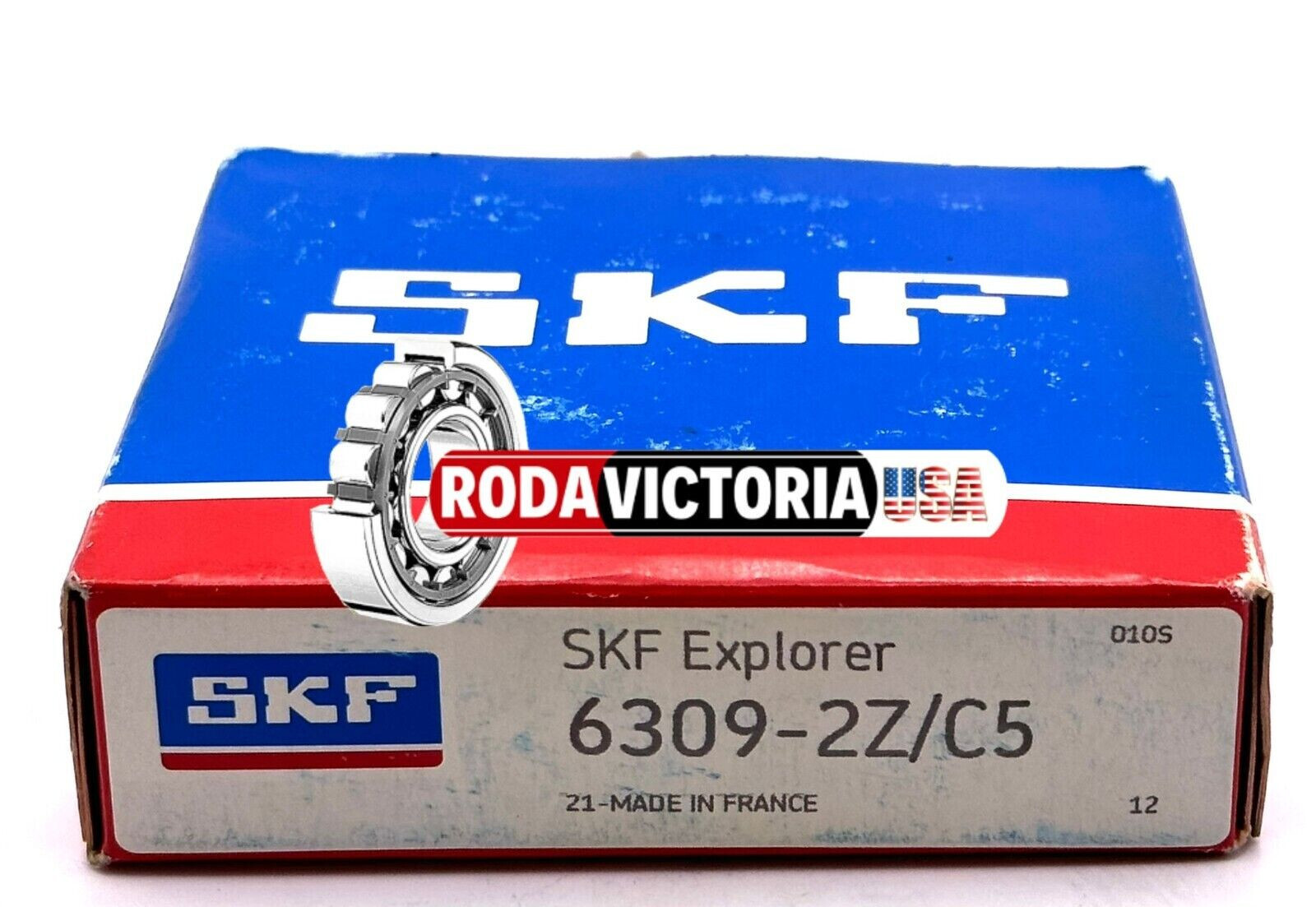 SKF 6309 ZZ C5 DEEP GROOVE BALL BEARING, METAL SHIELDED 45x100x25mm