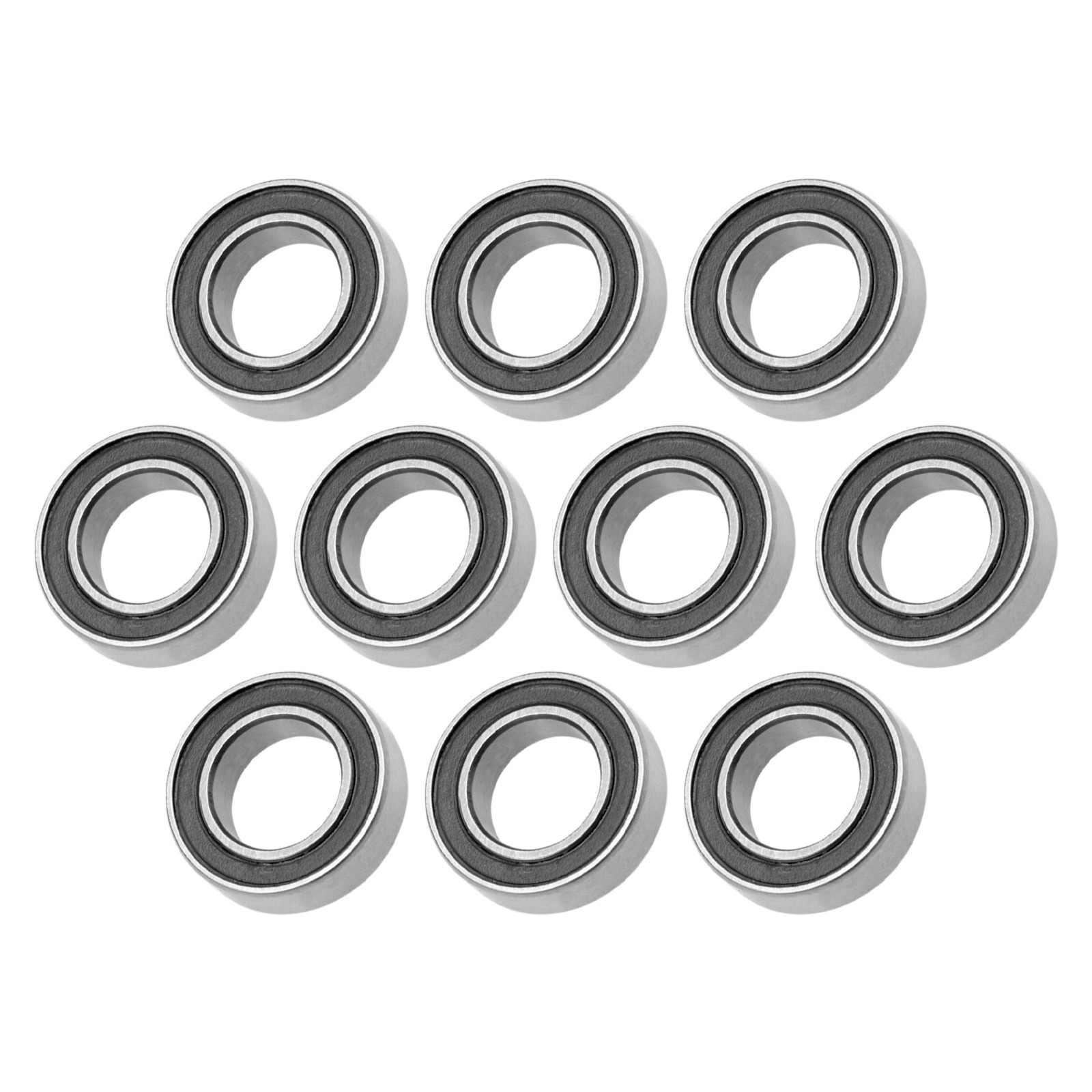 Bearings (MR148-2RS, 8mmx14mmx4mm) 10Pcs, Chromium Steel Double Sealed