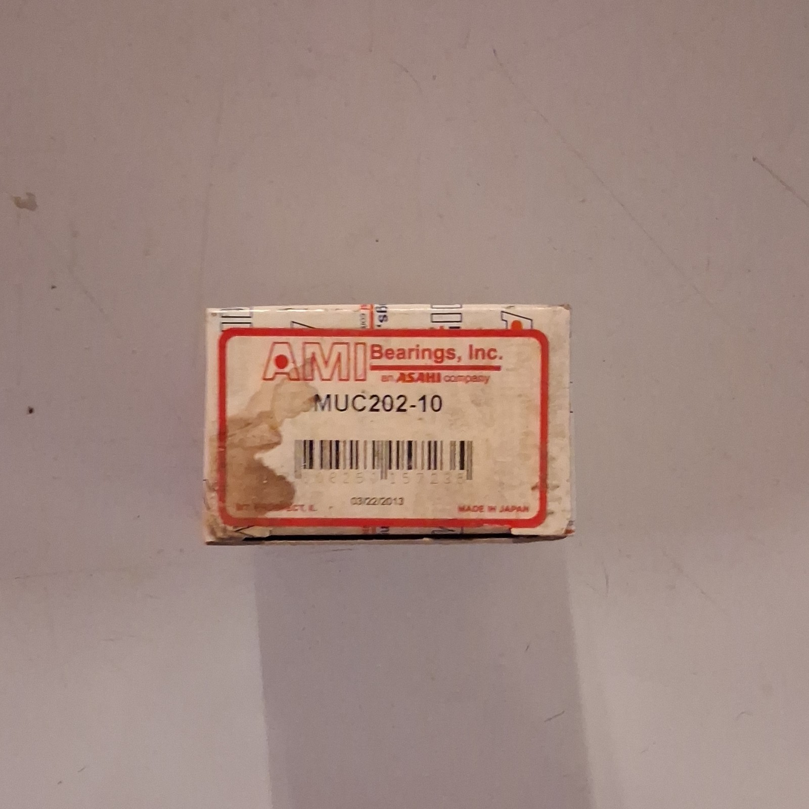AMI Ball Bearing Insert MUC202-10 5/8 in Bore 40mm OD 22mm Wide Metal