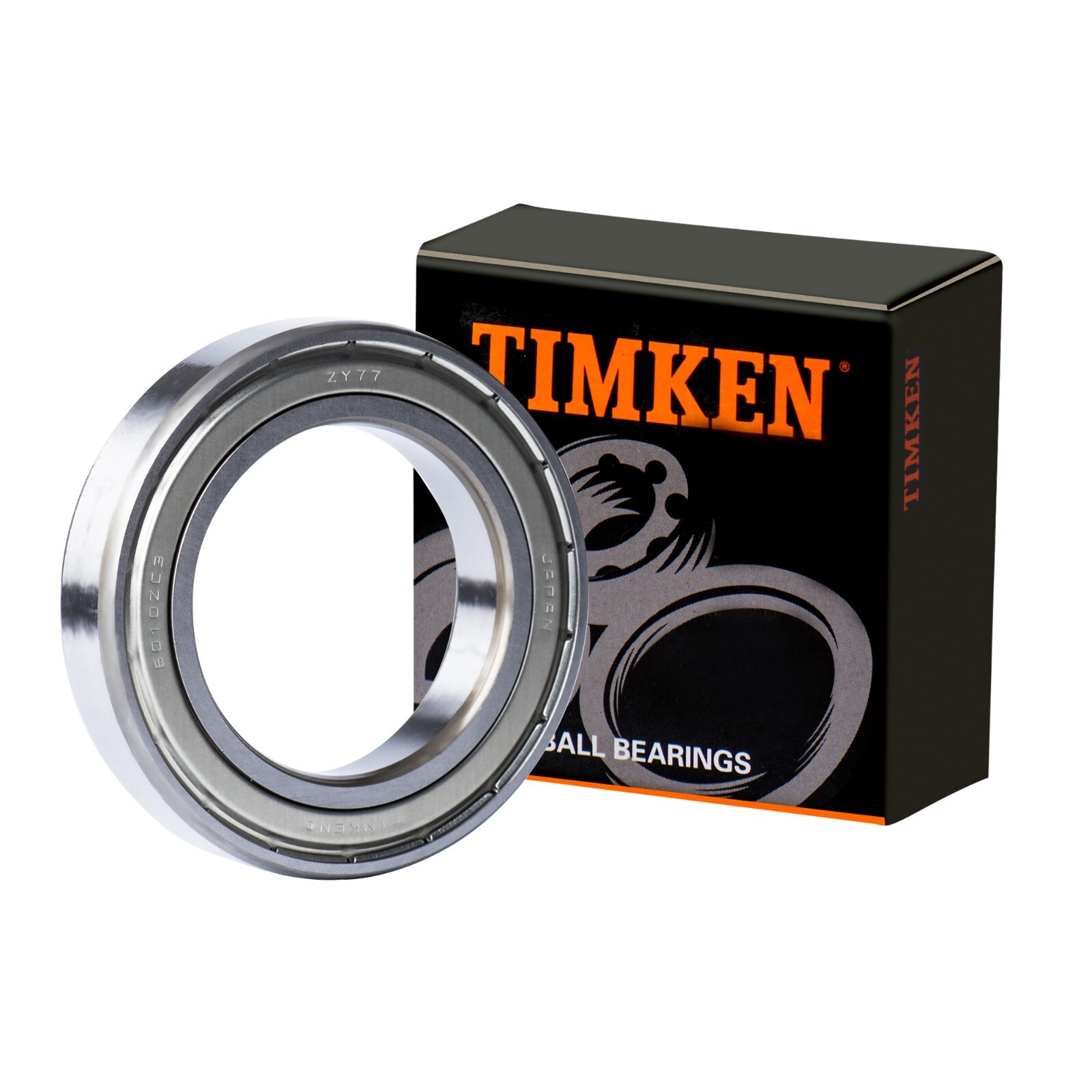 TIMKEN 6010-ZZ C3 Clearance 50X80X16MM Double Metal Seal Ball Bearings 6010ZZ
