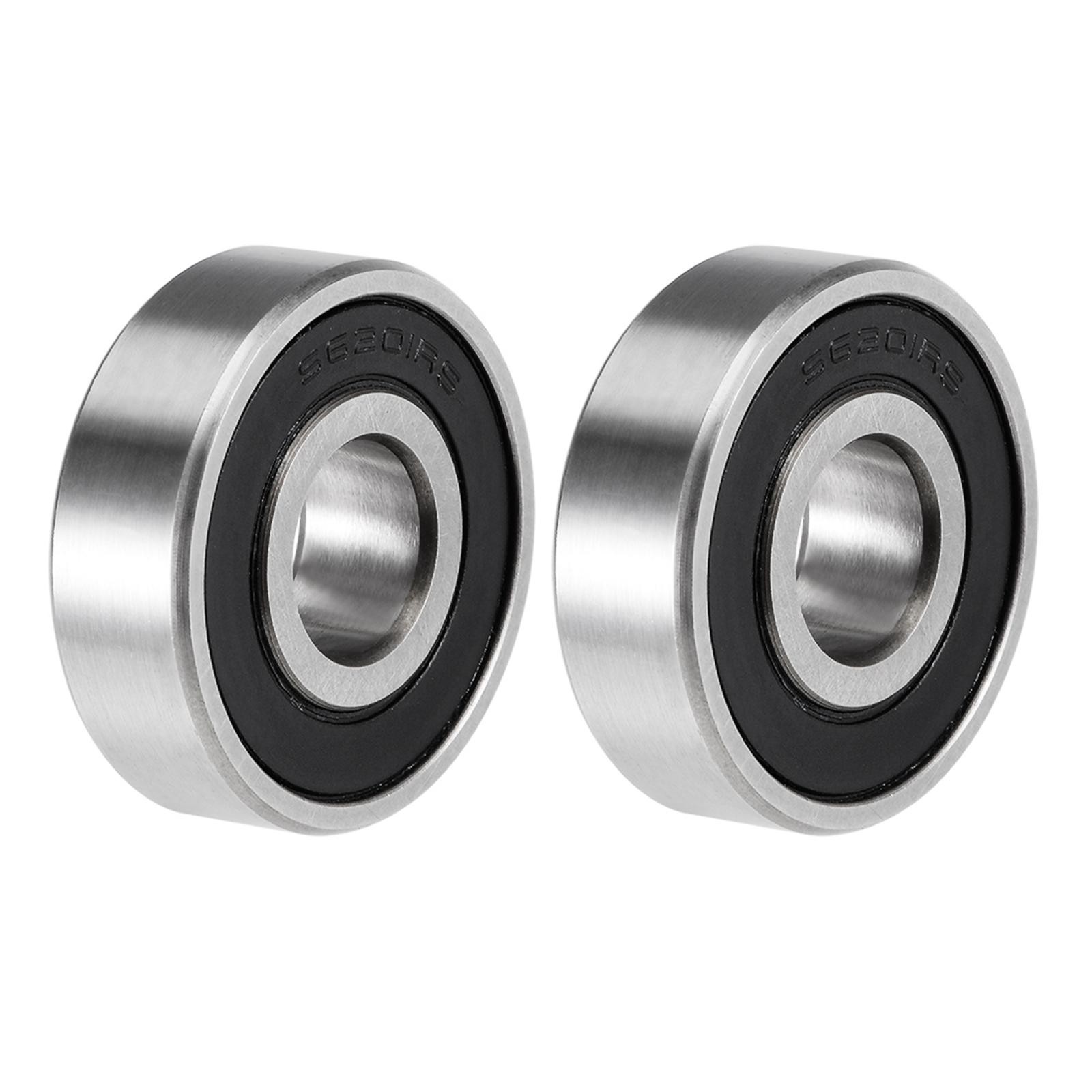 S6201-2RS Deep Groove Ball Bearings 12mm x 32mm x 10mm 2pcs