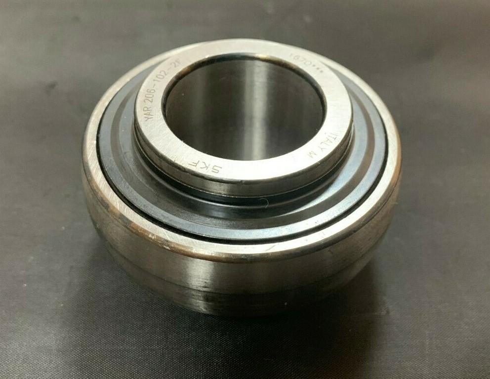 SKF YAR 206-103-2F Ball Insert Bearing 1.1875 in ID, 2.4409 in OD, 38.1 mm Width