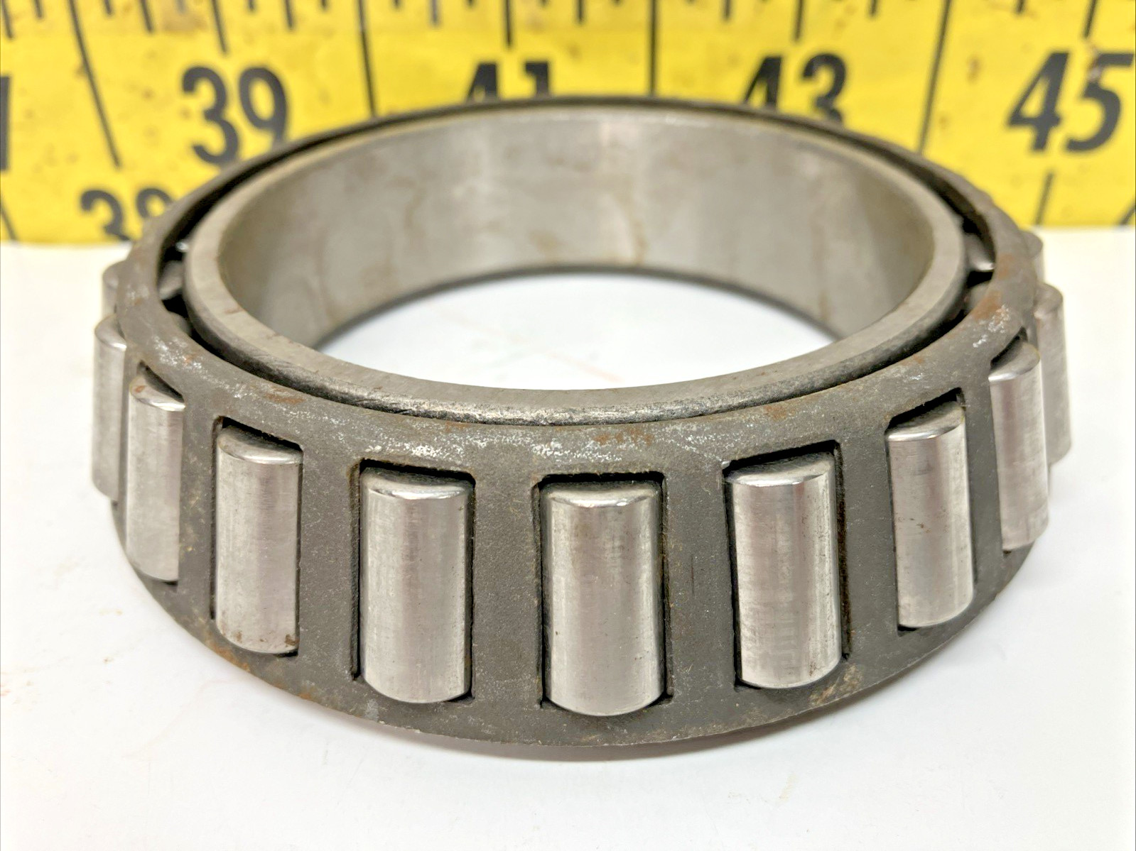 NOS Timken Tapered Roller Bearing 497 Bore: 3.37″ x OD 5.375″ x Width 1.172″ (1)