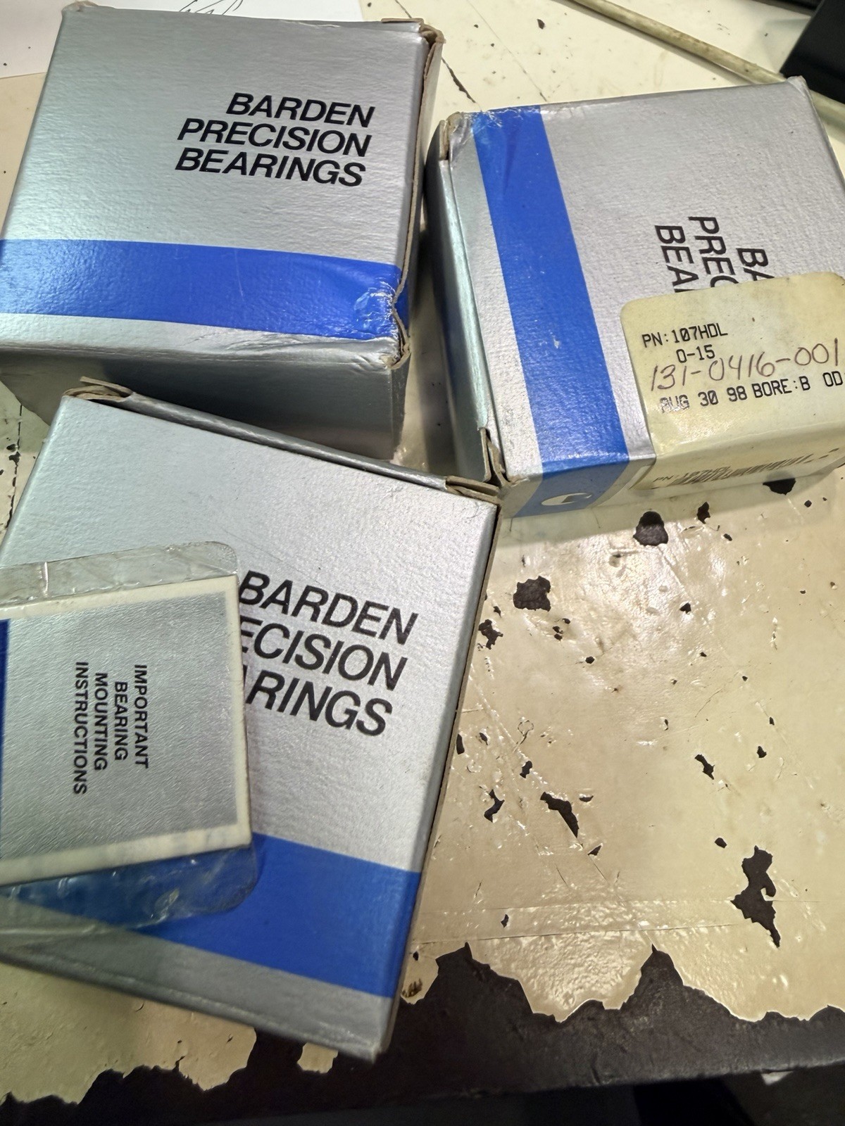 *** Barden 107HDL Angular Contact Bearing 35mm Bore