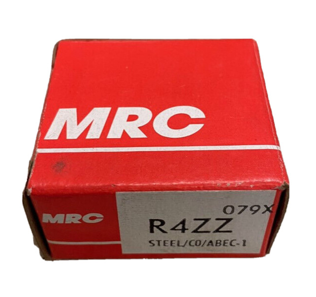 MRC (SKF) R4ZZ Radial/Deep Groove Ball Bearing 0.2500 in ID, 0.6250 in OD