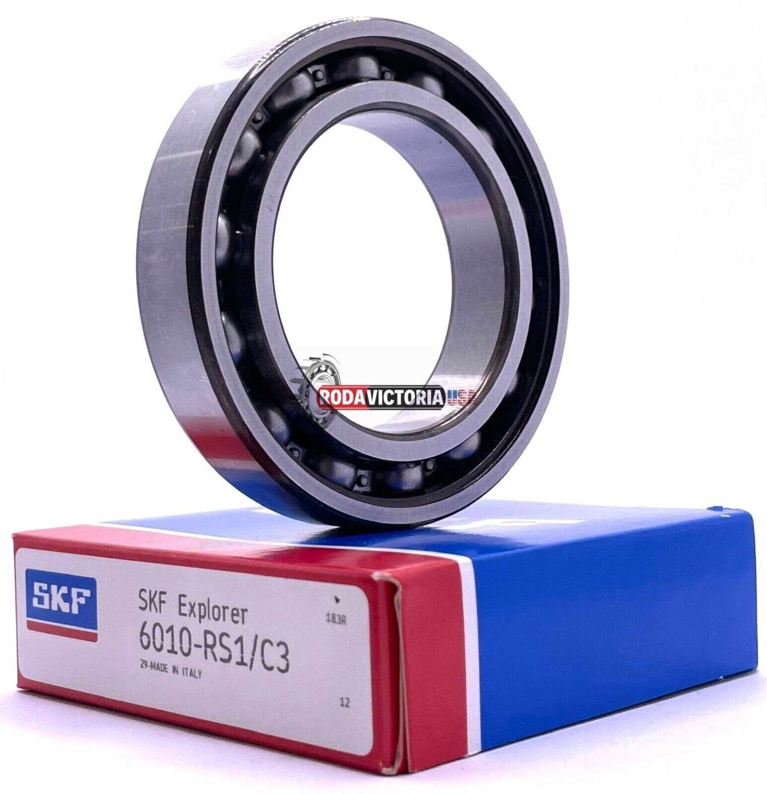 6010-RS1/C3 SKF Brand rubber seals ball bearing 6010 RS1 C3 ONE SIDE OPEN