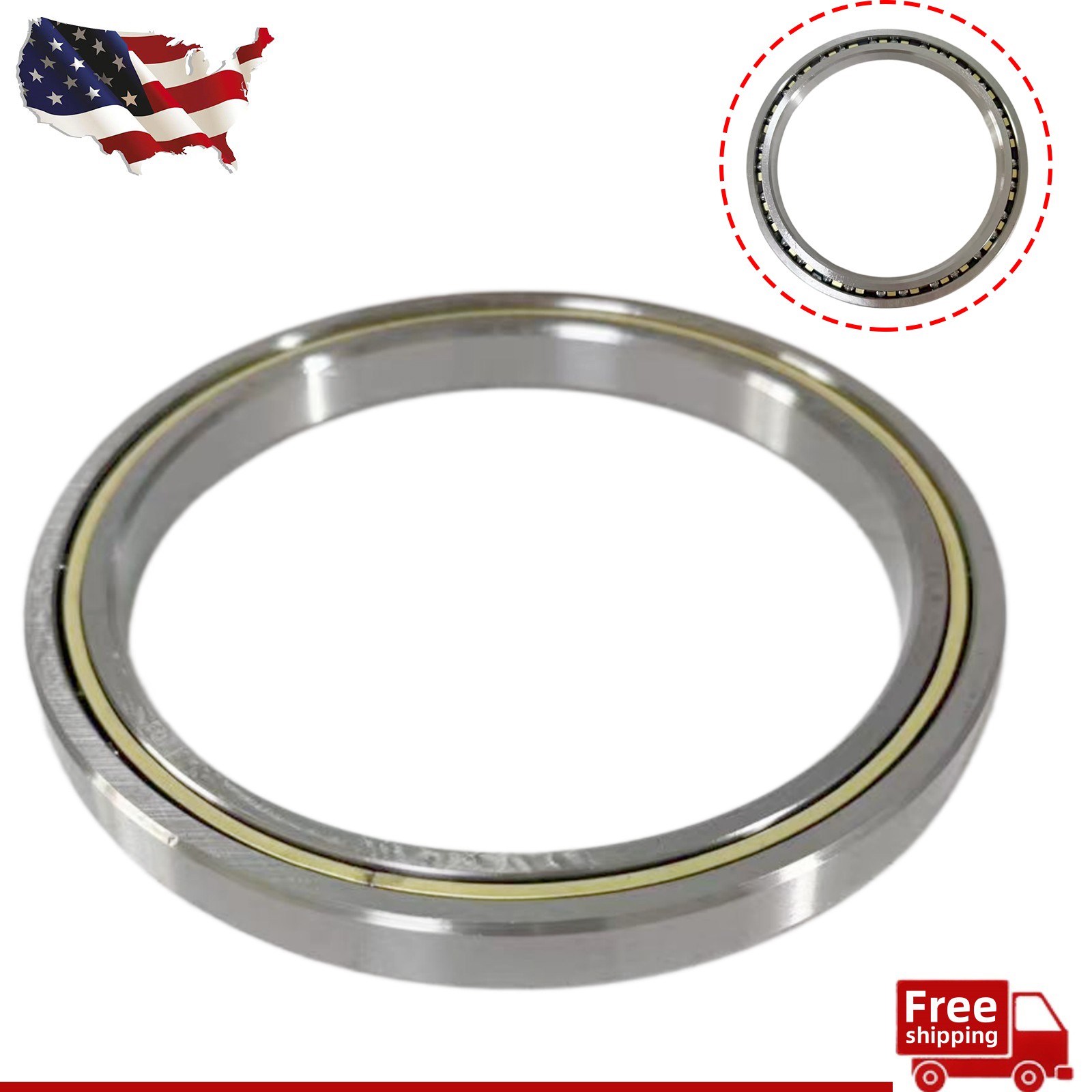 Roller Bearing 4.5″x5.5″x0.5″ (114.3mm x 139.7mm x 12.7mm) CSXD045 KD045XP0