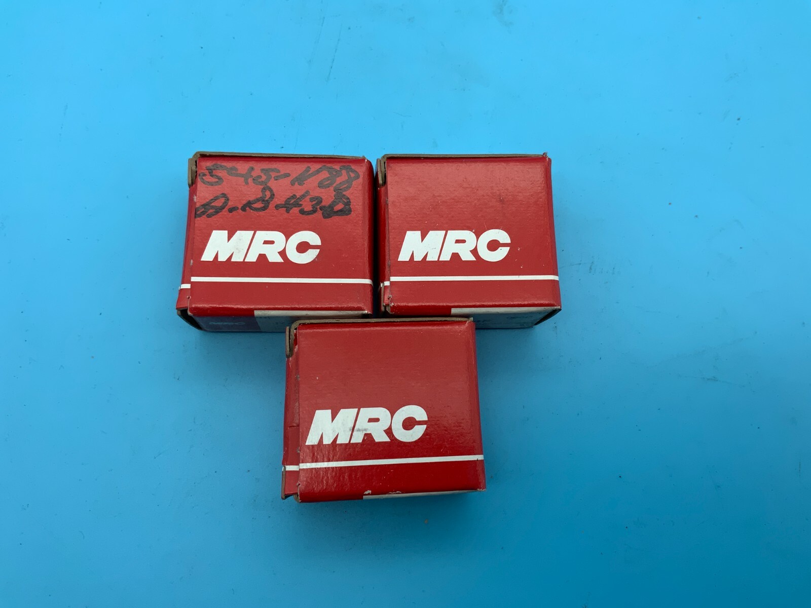 (3) MRC R4F Radial/Deep Groove Ball Bearing – Round Bore, 0.2500 in ID