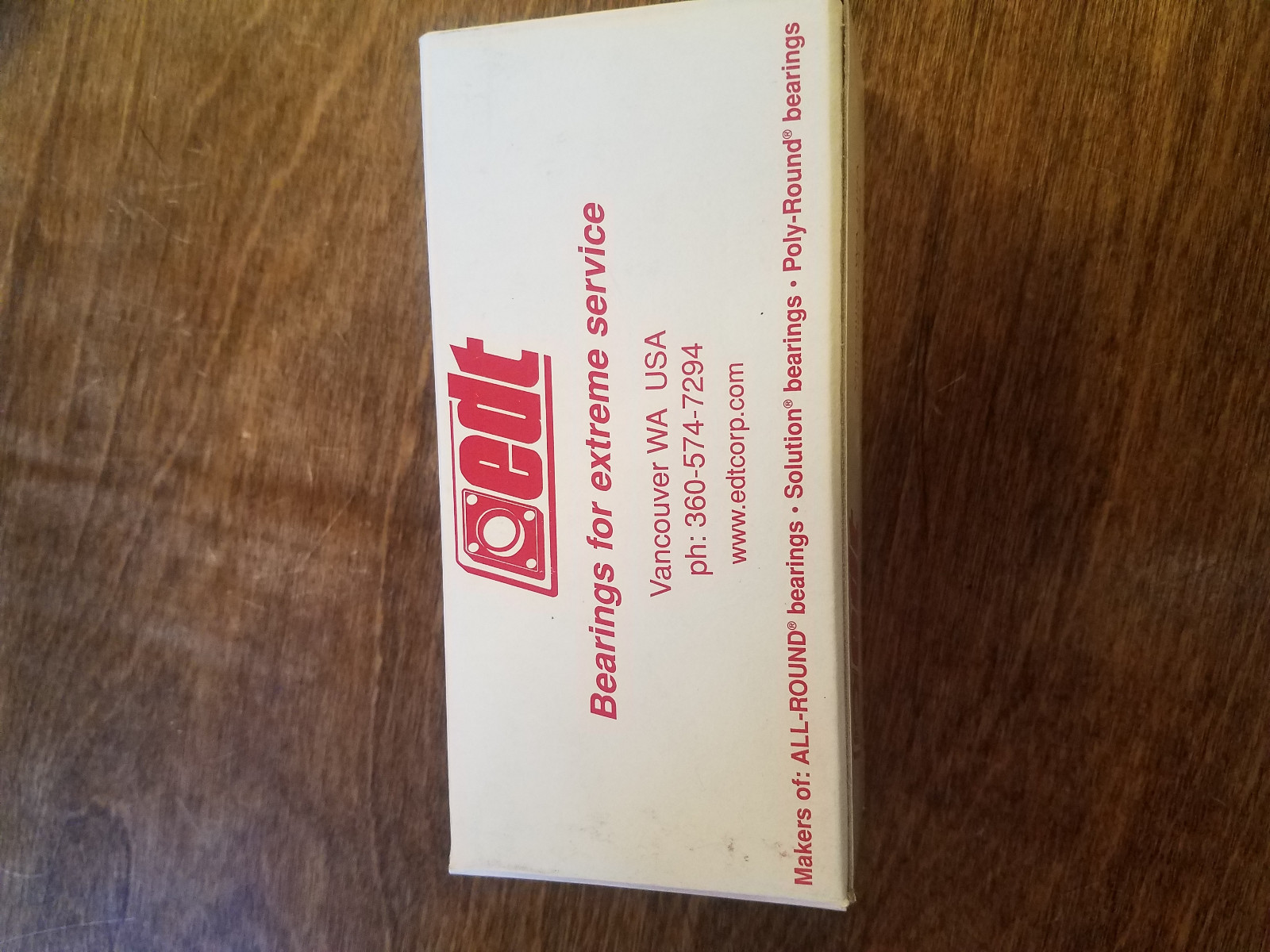 NIB, EDT 2GB Polymer 2 Bolt Flange Bearing Housing