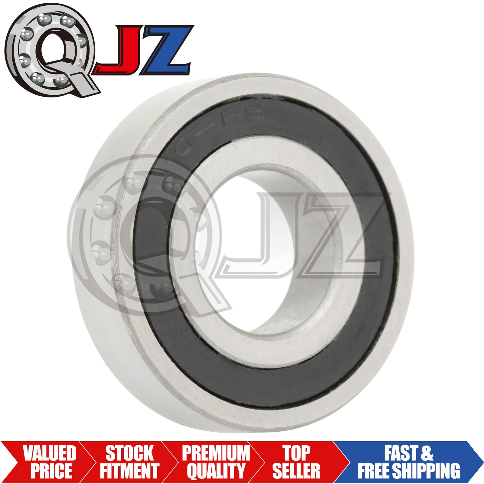 [1-Pack] R10-2RS Radial/Deep Groove Ball Bearing 0.625in x 1.375in x 0.340in