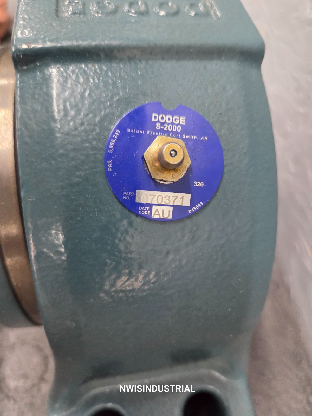 Dodge S-2000 070371 Pillow Block Bearing, 3-7/16″ Bore, P4B-S2-307R, 4 bolt