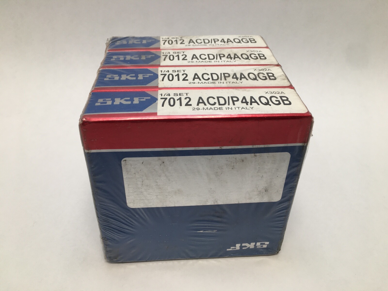 SKF 7012-ACD/P4AQGB Angular Bearing 60x95x18 mm 7012-ACD-P4A-QGB ABEC7 Italy Set