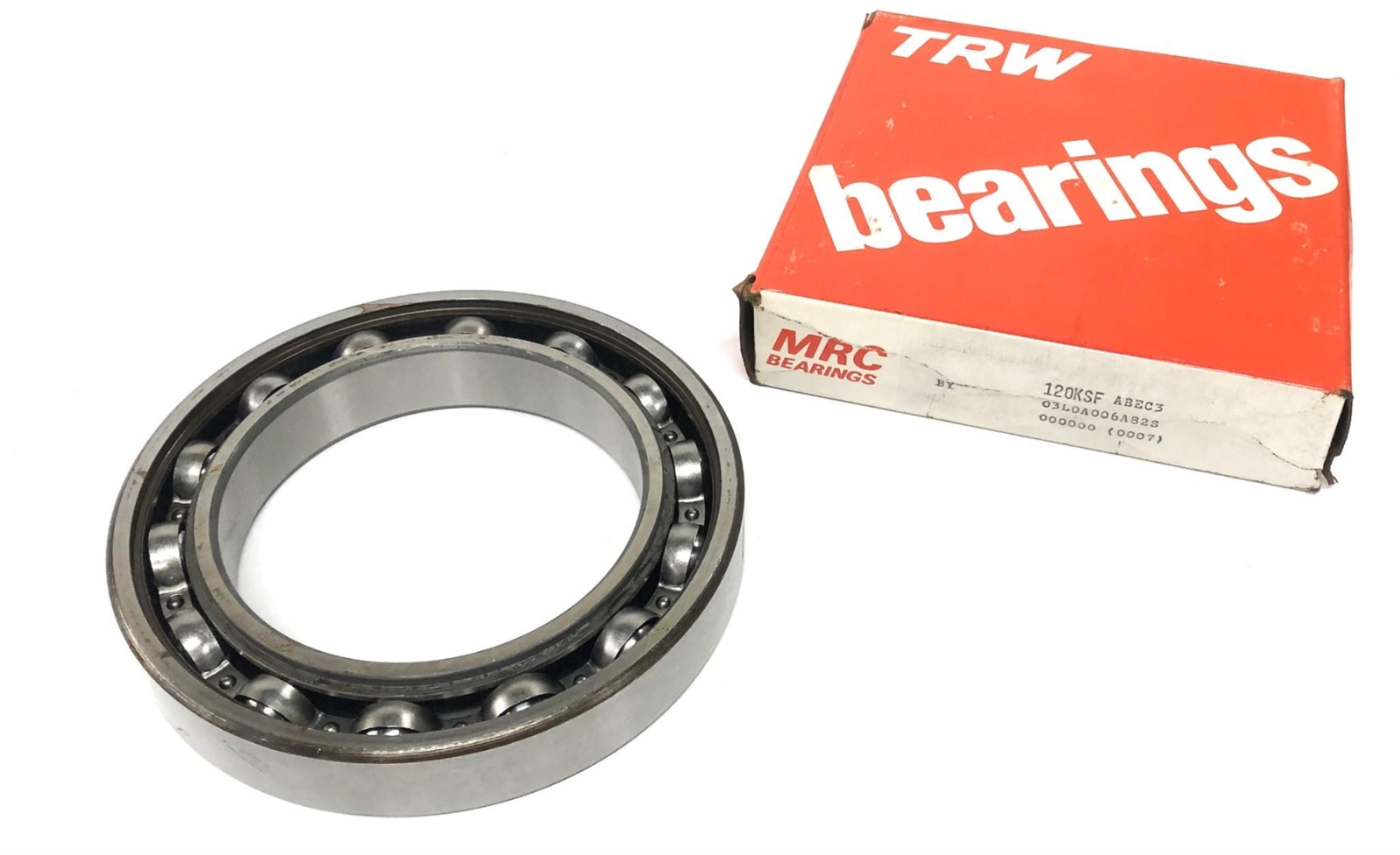 MRC TRW ABEC 3 Single Row Ball Bearing 120KSF NOS