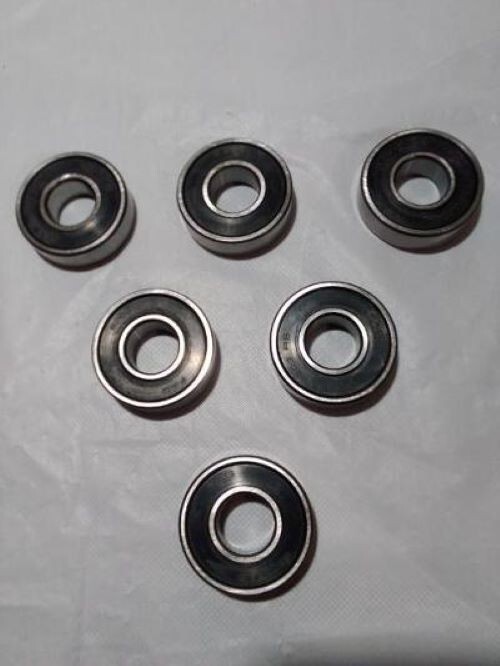Lot of (6) F.A.G. Roller Bearings No 6203 RS Made in Germany Excellent Condition