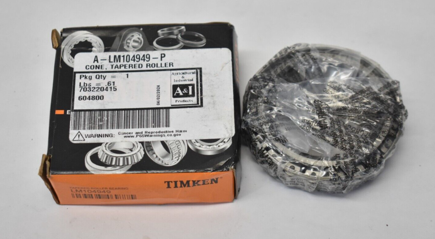 Timken Tapered Roller Bearing 50.8mm x 82.55mm x 23.62mm LM104949-20024