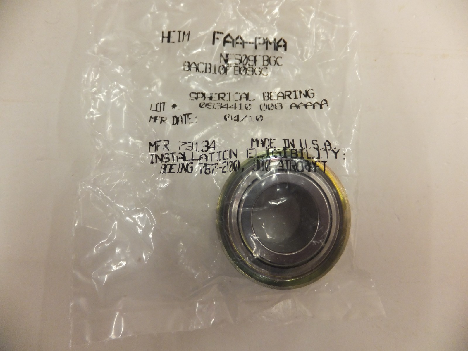 HEIM NES09FBGC, BACB10FB09GC BEARING