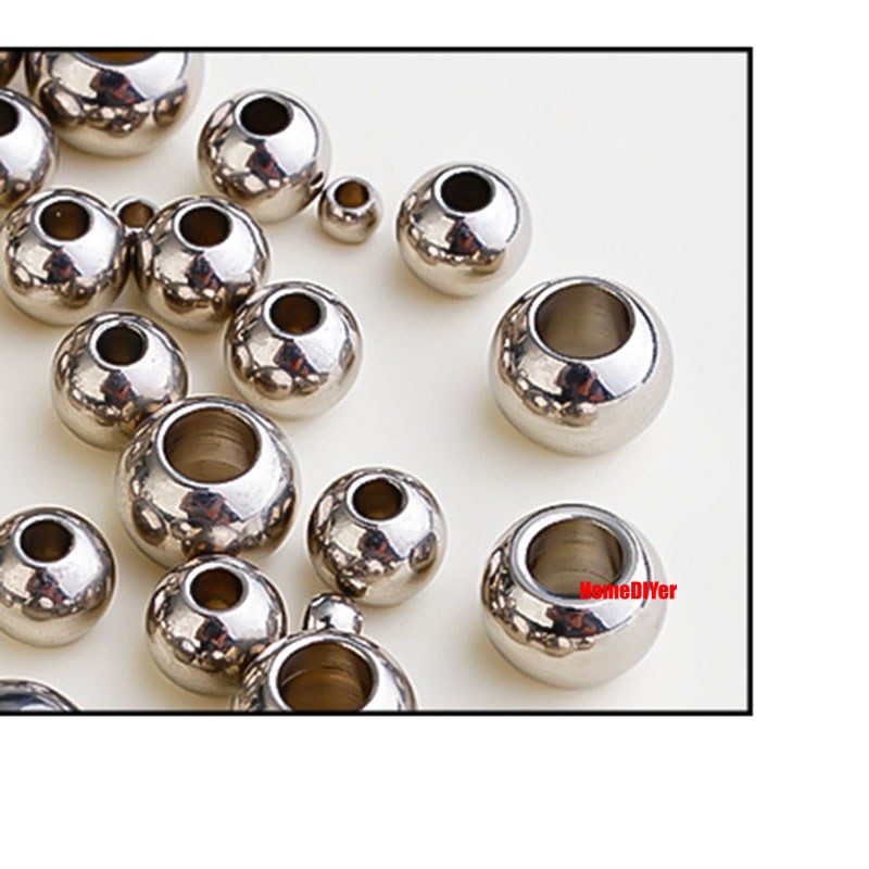 Through-Hole Stainless Steel Balls Perforated Metal Beads Diameter 2.5mm~63.5mm