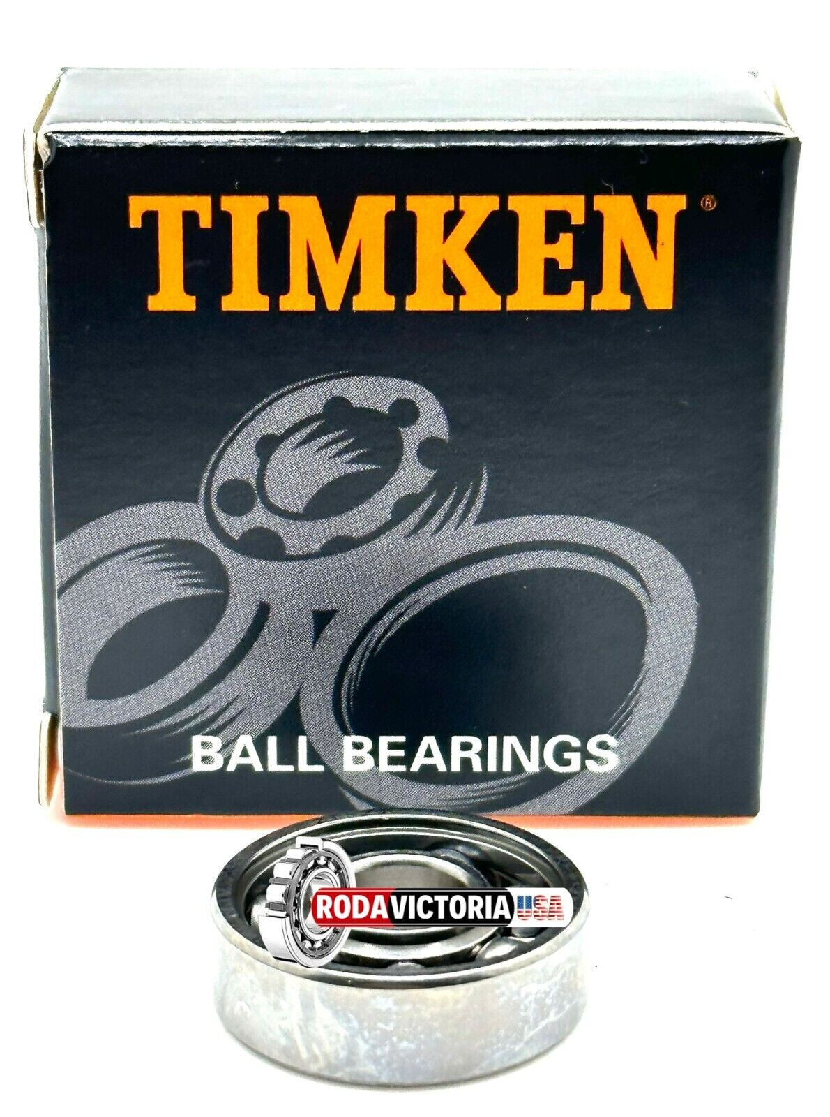 TIMKEN 608 DEEP GROOVE BALL BEARING, OPEN TYPE, NO SEALS 8x22x7mm