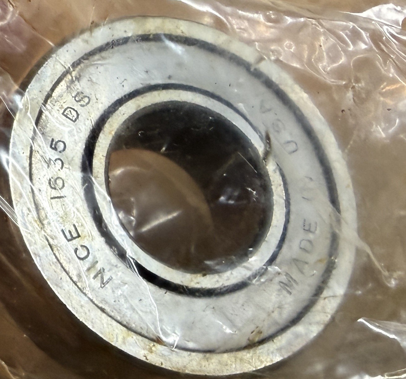 SKF Nice 1635 Bearing, New Old Stock 3/4”id X 1-3/4” Od X 1/2” Wide One Shield