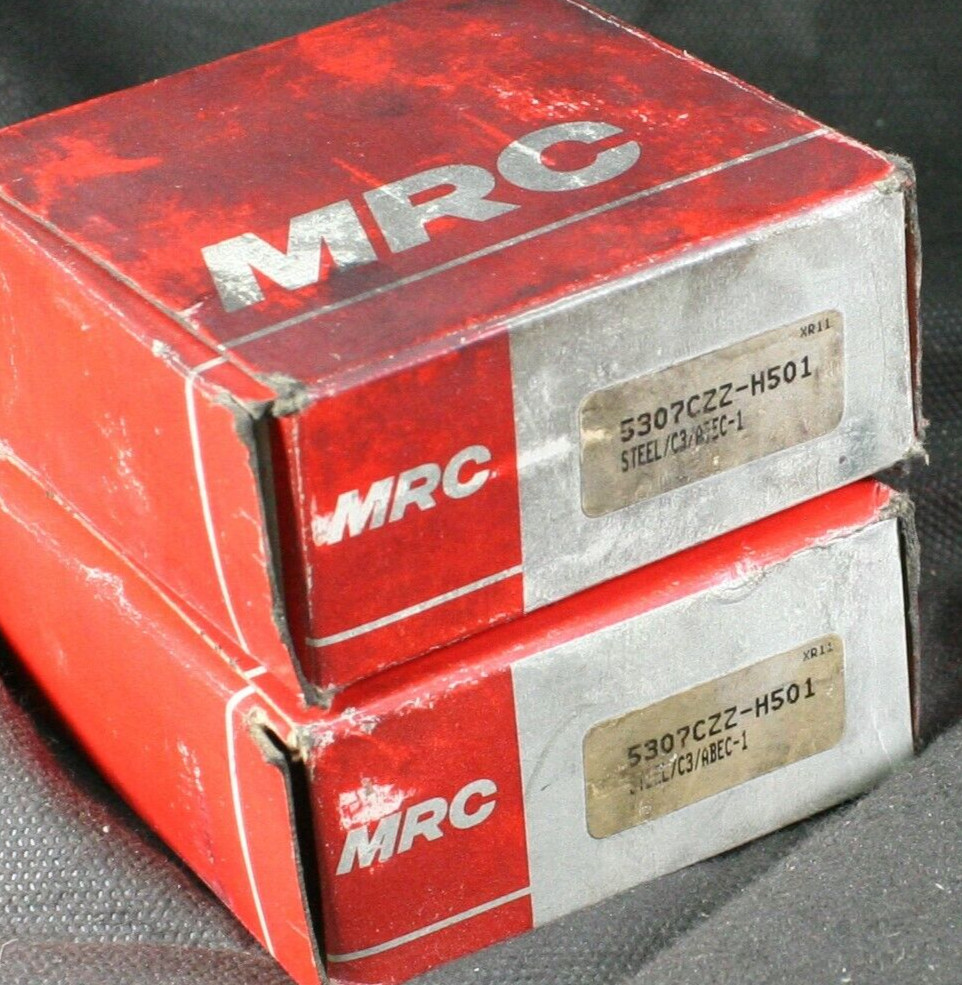 One (1) MRC 5307 CZZ H501 C3 Angular Contact Bearing NEW