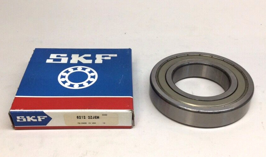 SKF 6212-2ZJEM Ball Bearing Deep Groove 60mm ID X 110mm OD X 22mm W